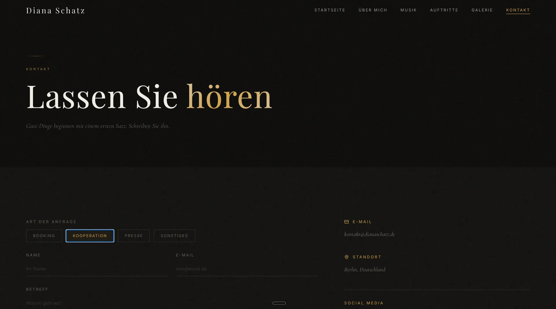 Kontakt, der sortiert